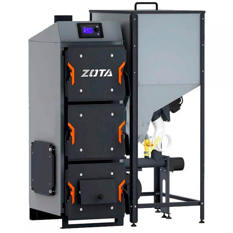 Котел твердотопливный Zota Focus 22 (22 кВт) 